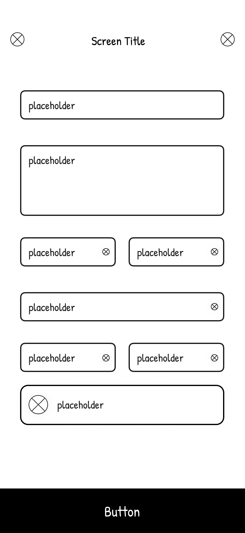 Patient Create Task Wireframe
