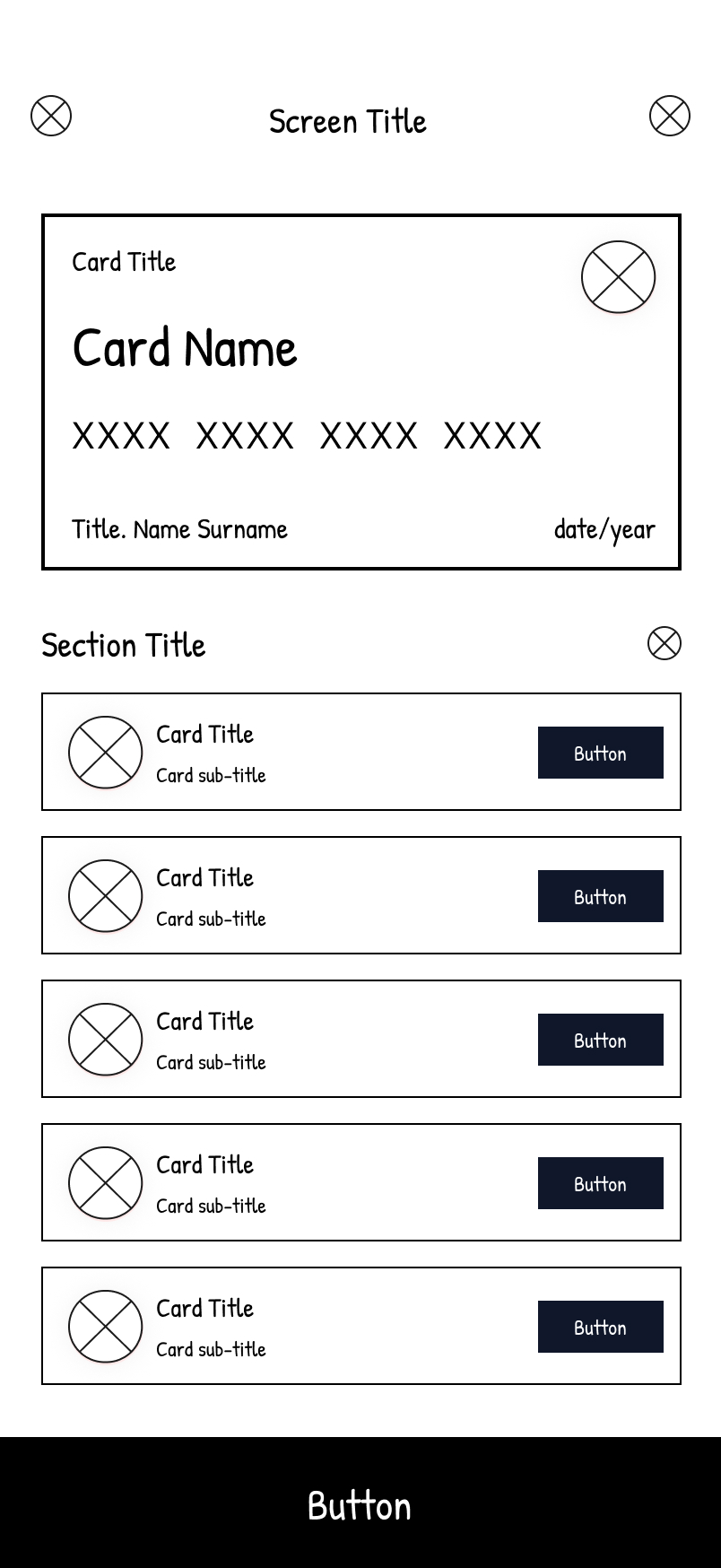 Patient Health Plan Wireframe