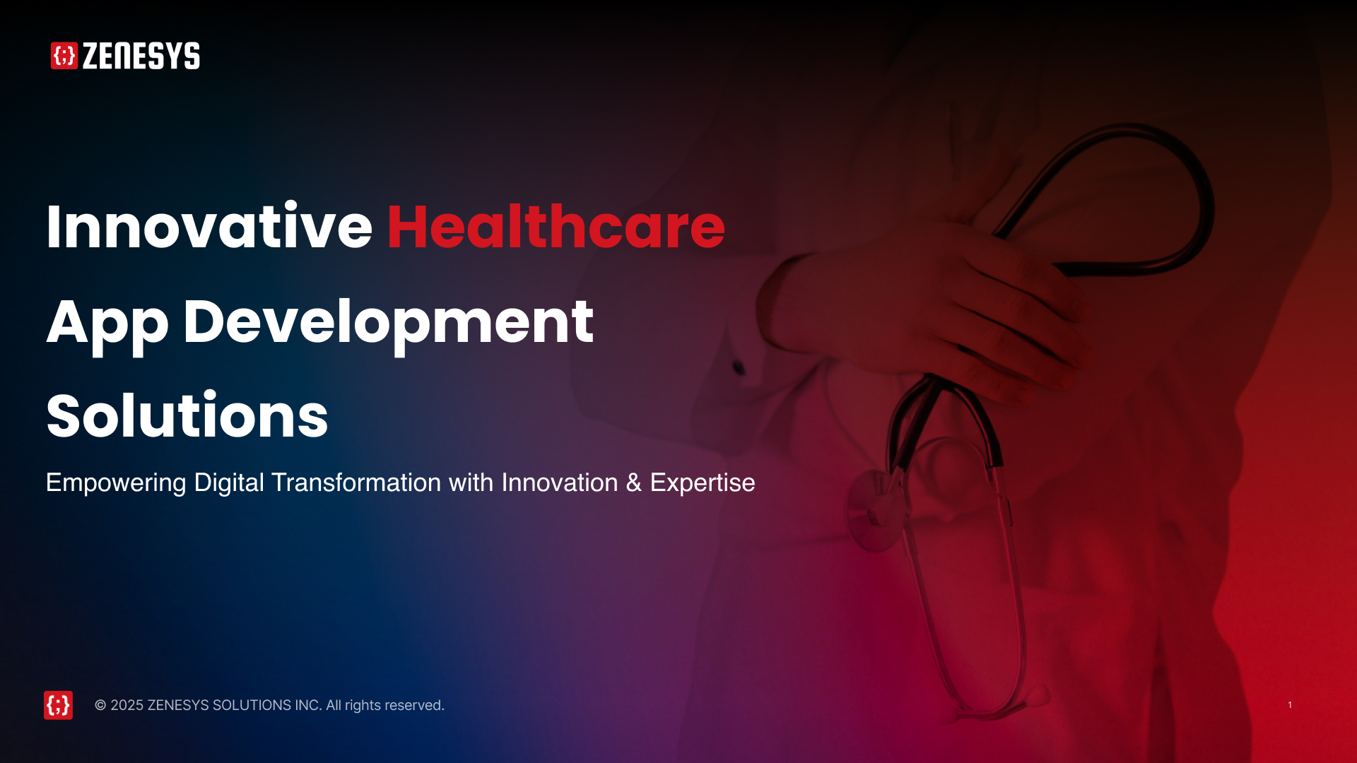Healthcare presentation cover